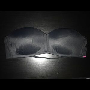 PINK strapless bikini top